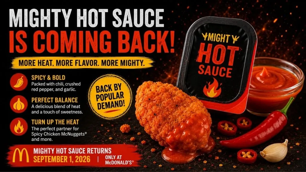 Mighty Hot Sauce with spicy McNuggets returning