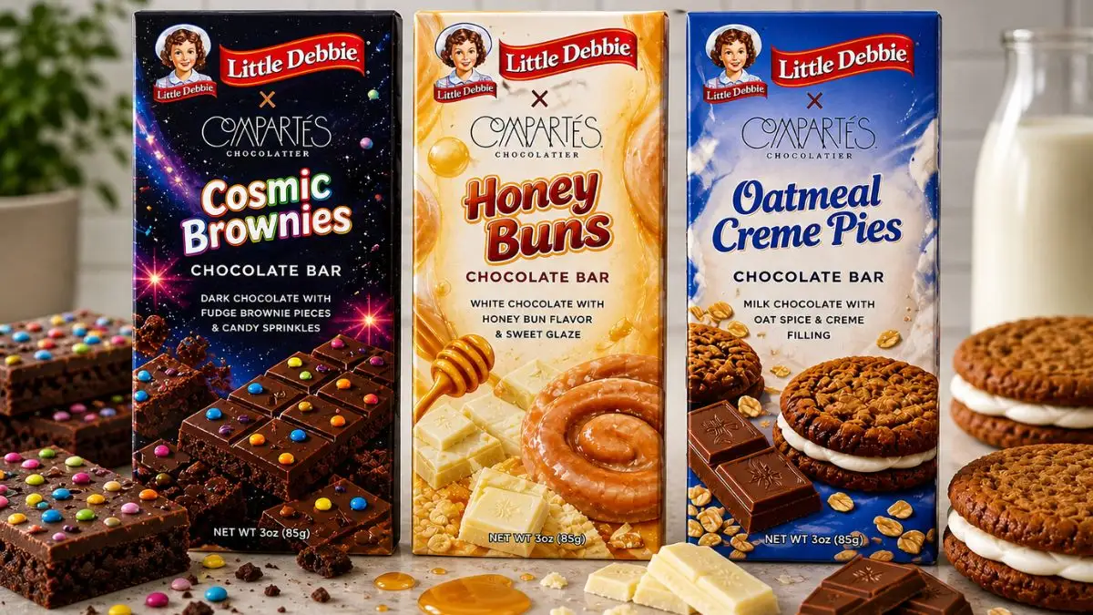 Three Little Debbie chocolate bars