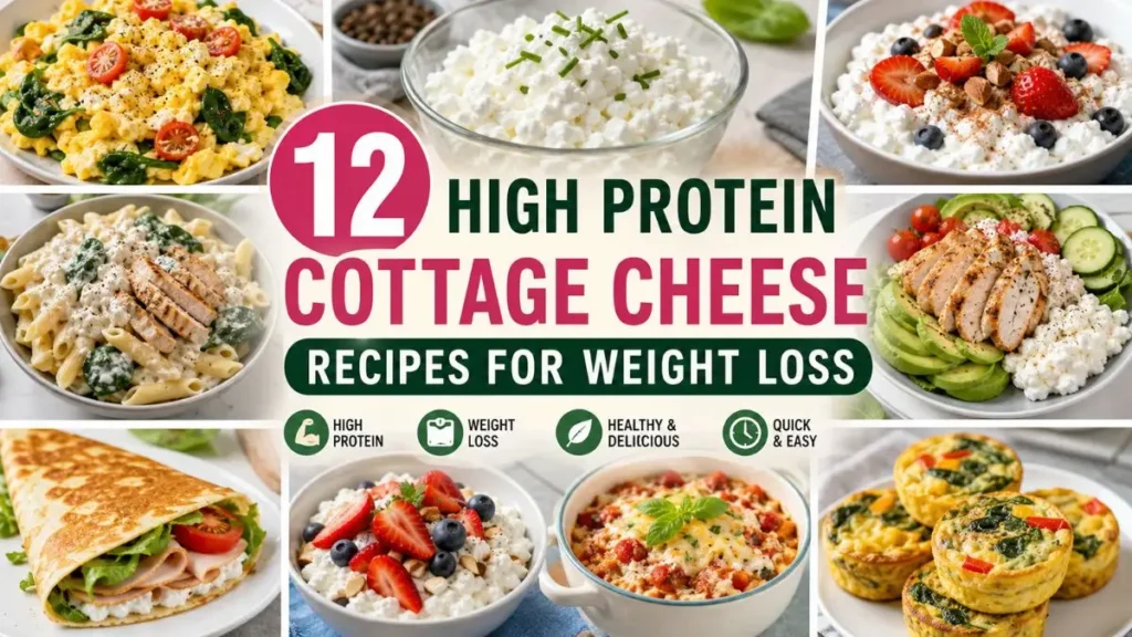 High protein cottage cheese recipes for weight loss