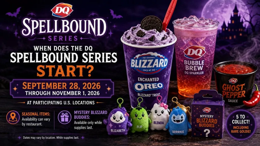 Dairy Queen Spellbound Series starts September 28 2026