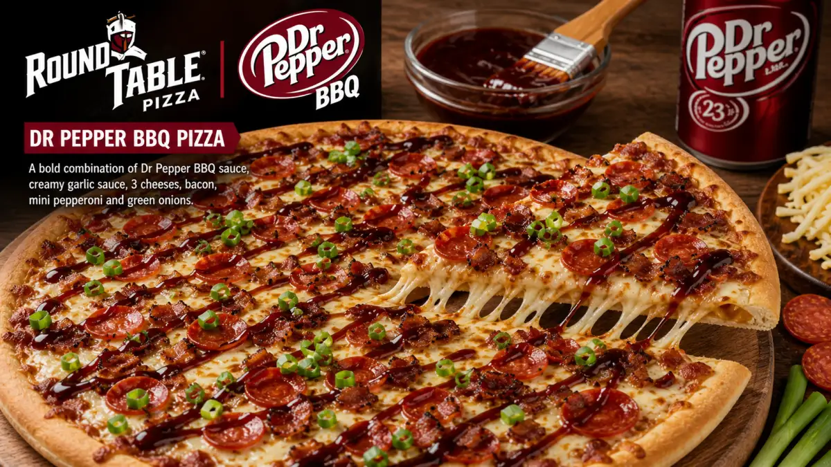 Dr Pepper BBQ Pizza with Bacon and Pepperoni