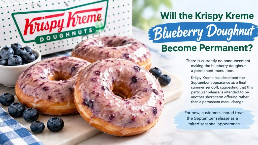 Will the blueberry doughnut become permanent?