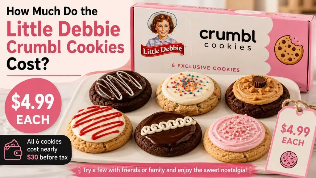 Little Debbie Crumbl cookies and $4.99 price