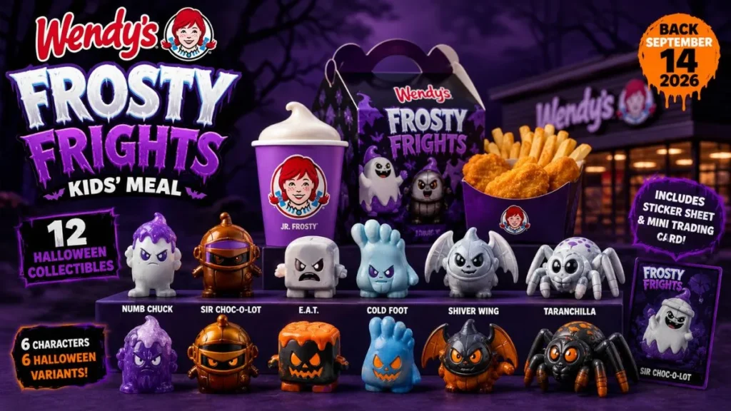 Wendy’s Frosty Frights Kids’ Meal with Halloween toys